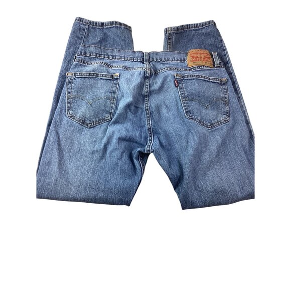 Levis 505 Mens Regular Fit Straight Leg Jeans*34x30*Medium Wash*Blue Denim*VGC - Picture 8 of 8